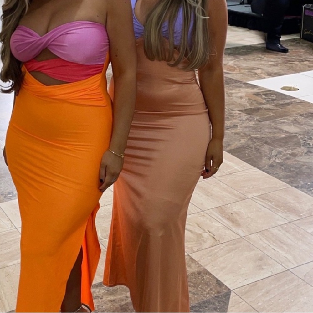 Purple/Peach Dress!